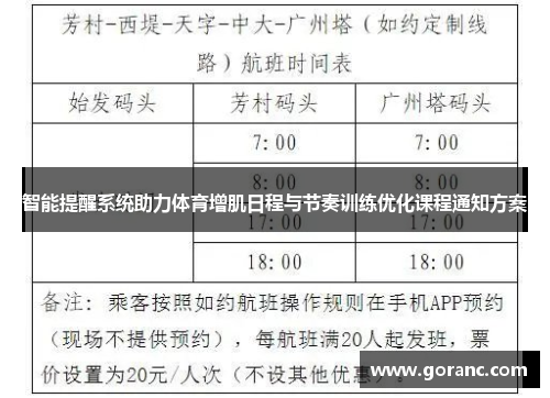 智能提醒系统助力体育增肌日程与节奏训练优化课程通知方案